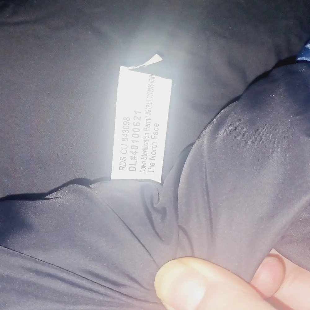 NWT-North Face Blue and Black Vest - Picture 2 of 3